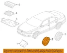 Volkswagen Oem 11-22 Jetta Sound System-rear Dr Speaker 5C6035710A. Fixed Price $65.69.