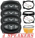 4X EF-694 800W 6X9 Front Door & Rear Deck Speakers For 2002-2011 Toyota Camry. Fixed Price $178.99.