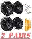 Jvc 6.5" 300 Watt Front/rear Speaker Upgrade Package For 2007-2017 Jeep Wrangler. Fixed Price $156.99.