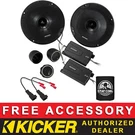 Kicker CSS654 6.5" Oem Speaker Replacement Kit For Gmc Terrain 2010-2017. Fixed Price $179.99.