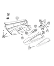 Genuine Mopar Speaker Grille Left 68223035AA. Fixed Price $30.99.