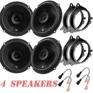 Infinity PR603F 6.5" Front & Rear Upgrade Speakers For 2020-2025 Toyota Corolla. Fixed Price $165.99.