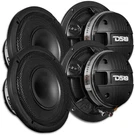 4X DS18 8" Shallow 2-WAY Speakers With Driver PRO-HY8MSL 200 Watts Rms 8-OHM. Fixed Price $303.95.