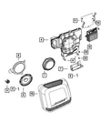 Genuine Mopar Tweeter Speaker 68073735AA. Fixed Price $14.81.