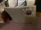 Classic Saab 900 Turbo Convertible Taupe Left Rear Seat Speaker Body Side Panel. Fixed Price $59.95.