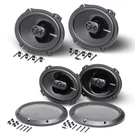 2X Rockford Fosgate P1683 6"X8" 260 Watt + P1694 150W 6X9" Coaxial Speakers. Fixed Price $239.98.