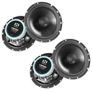(2-PAIRS) Nvx VSP65 400W Rms 6.5" V-series 2-WAY Coaxial Speakers. Fixed Price $208.98.