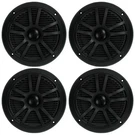 Boss 6.5" 360W Dual Cone Black Marine Boat Outdoor Audio Speakers, 4PK MR6B. Fixed Price $78.99.