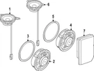 Genuine Volkswagen Front Dr Speaker 5H0-035-453. Fixed Price $15.94.