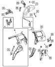 Genuine Mopar Quarter Inner Lower Front Panel Right 5160004AA. Fixed Price $103.27.