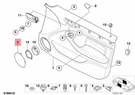 For Bmw Genuine Speaker Cover Right 51418224378. Fixed Price $9.11.