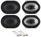 Rockville 6X8" Front+rear Facotry Speaker Replacement 00-10 Ford F-650/750. Fixed Price $103.80.