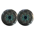 Kicker 6.5" 195W Marine Multi Led Speakers (pair) W/charcoal Salt Water Grilles. Fixed Price $159.98.