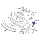 For Kia Sorento 2019-2020 86525C6500 Front Left Fog Light Trim. Fixed Price $17.92.