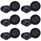 Crunch CS-653 300 Watts 6.5-INCH 3-WAY 4 Ohms Steel Basket Speakers (12 Pack). Fixed Price $128.99.