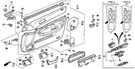 Genuine Honda Pocket Door Pull *Y18L* (p/w) (silky Ivory) 83571-SV4-800ZD. Fixed Price $20.32.