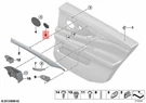 Genuine Bmw X5 X6 Rear Door Speaker Cover Grill (07-13) Oem Black 51426969561. Fixed Price $136.75.
