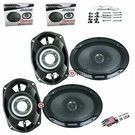 4 Kenwood KFC-6966S 6" 3-WAY Car Audio Coaxial Speakers 6X9" 800W 2PAIR. Fixed Price $119.99.