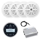 Enrock Marine Gauge Wireless Radio, 4X 4'' Speaker, Bluetooth Amplifier, Antenna. Fixed Price $192.49.