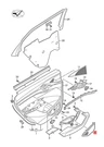 Genuine Audi E-tron Sportb. Sportback Q8 Loudspeaker Trim Right 4KE035294. Fixed Price $62.50.