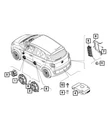 Genuine Mopar Rear Speaker 68202121AA. Fixed Price $34.50.