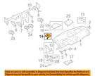 Mitsubishi Oem Eclipse Instrument Panel Dash-speaker Grille Left MN121389HA. Fixed Price $9.70.