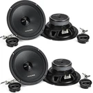 4X Alpine DM-65C-G 6.5" 200 Watts Component Car Speakers Audio Upgrade. Fixed Price $224.99.