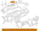Gm Oem 14-20 Impala Instrument Panel-speaker Grille 23135456. Fixed Price $28.02.