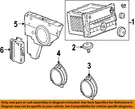 Gm Oem Sound System Audio Stereo-front Door Speaker 22699255. Fixed Price $40.19.