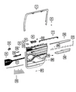 Genuine Mopar Speaker Grille Right 6UL58DX8AB. Fixed Price $69.27.