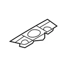 Genuine Oem Speaker Cover Bracket For Bmw 51457123751. Fixed Price $27.38.