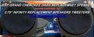 2.75" Dash Speakers Midlers 1999-2005 Jeep Grand Cherokee Chrysler Infinity Ford. Fixed Price $39.99.