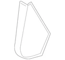 Genuine Mercedes-benz Speaker Grille 292-827-10-00-9051. Fixed Price $35.85.