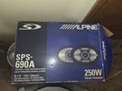 Alpine SPS-690A 3-WAY 6X9 Car Speakers 250W. Fixed Price $85.75.