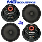 4X Mb Acoustics 8" Midrange Pro Audio Speakers Ohms 2000 Watts. Fixed Price $196.50.