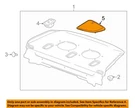 Gm Oem 16-19 Cruze Rear Body Floor Interior Trim-speaker Grille 13437054. Fixed Price $31.61.