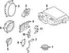 Genuine Nissan Rear Dr Speaker 28156-7JA3A. Fixed Price $123.23.
