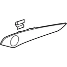 New Genuine Mercedes-benz Center Molding 2057208308 Oem. Fixed Price $303.28.