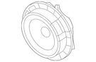 Genuine Mazda Rear Dr Speaker BHB6-66-960. Fixed Price $17.87.