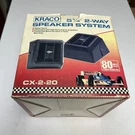 Kraco Turbo-series 5 1/4 Convertible 2-WAY Speakers CX-2-20 New. Fixed Price $97.99.