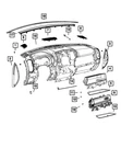 Genuine Mopar Speaker Grille 6EZ311X7AC. Fixed Price $225.78.