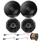 Pioneer 6.5" 300W 2-WAY Speakers (pair), 2X 4" 120W W/wire + Harness. Fixed Price $130.99.