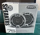 Jensen JS652 1/2" Coaxial Speakers, Includes Grilles Enceintes. Fixed Price $25.00.
