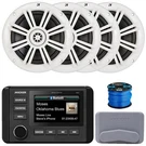 Kicker 51KMC4 3" Lcd Wb/usb Receiver, 4X 6.5" 150W Speaker, Feet Wire. Fixed Price $619.95.