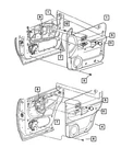 Genuine Mopar Speaker Grille Right 1AA04XDHAA. Fixed Price $5.13.