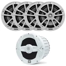 Jbl Basspro 10" 750W Powered Marine Subwoofer, 4X 6.5" 225W White Boat Speakers. Fixed Price $352.99.