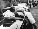 Marilyn Monroe Leans Over The Door Of Convertible Ford Thunderbi- Old Photo. Fixed Price $6.49.