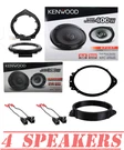 Kenwood Front/rear Door Speakers Install Kit For 2014-2023 Silverado & Sierra. Fixed Price $169.99.