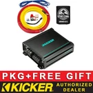 Kicker KMA800.1 Class Mono Boat/marine Audio Amplifier PACKAGE+4AWG Kit. Fixed Price $499.98.