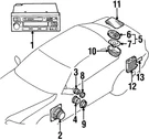 Genuine Bmw Speaker 65-13-8-357-880. Fixed Price $205.84.